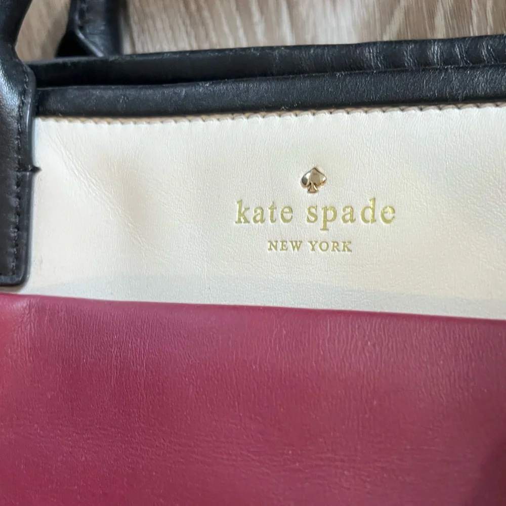 Kate Spade Branton Square Mills Leather Satchel